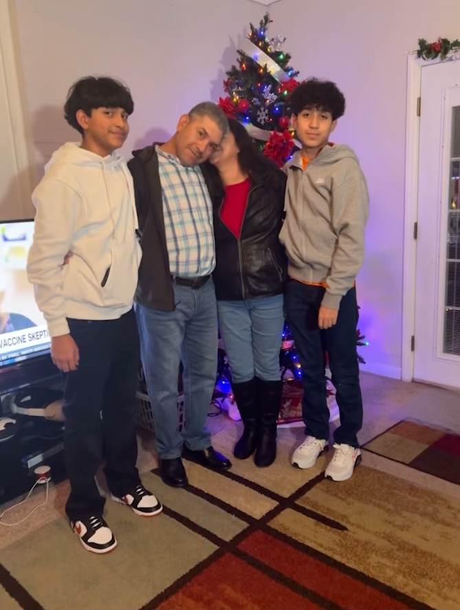 Suyapa Gálvez de Ruiz's family remains separated after immigration officials arrested and deported her husband to Honduras. 