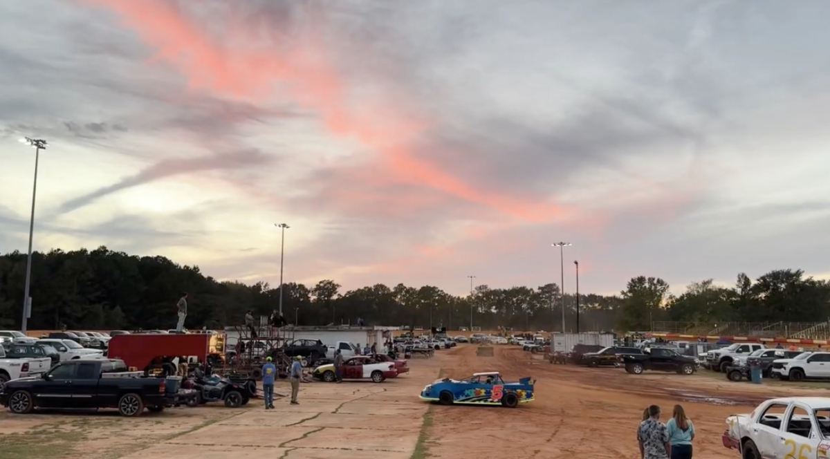 Sumter Speedway, a dirt race track in South Carolina, on a busy Saturday night. 